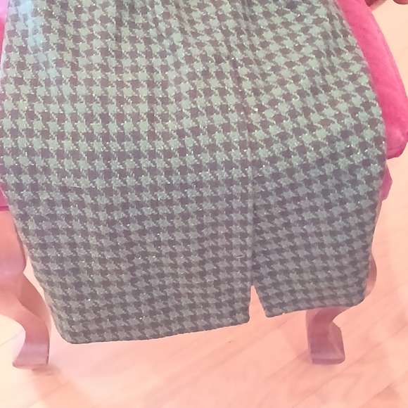 Green and black checked wool coat - Picture 8 of 10